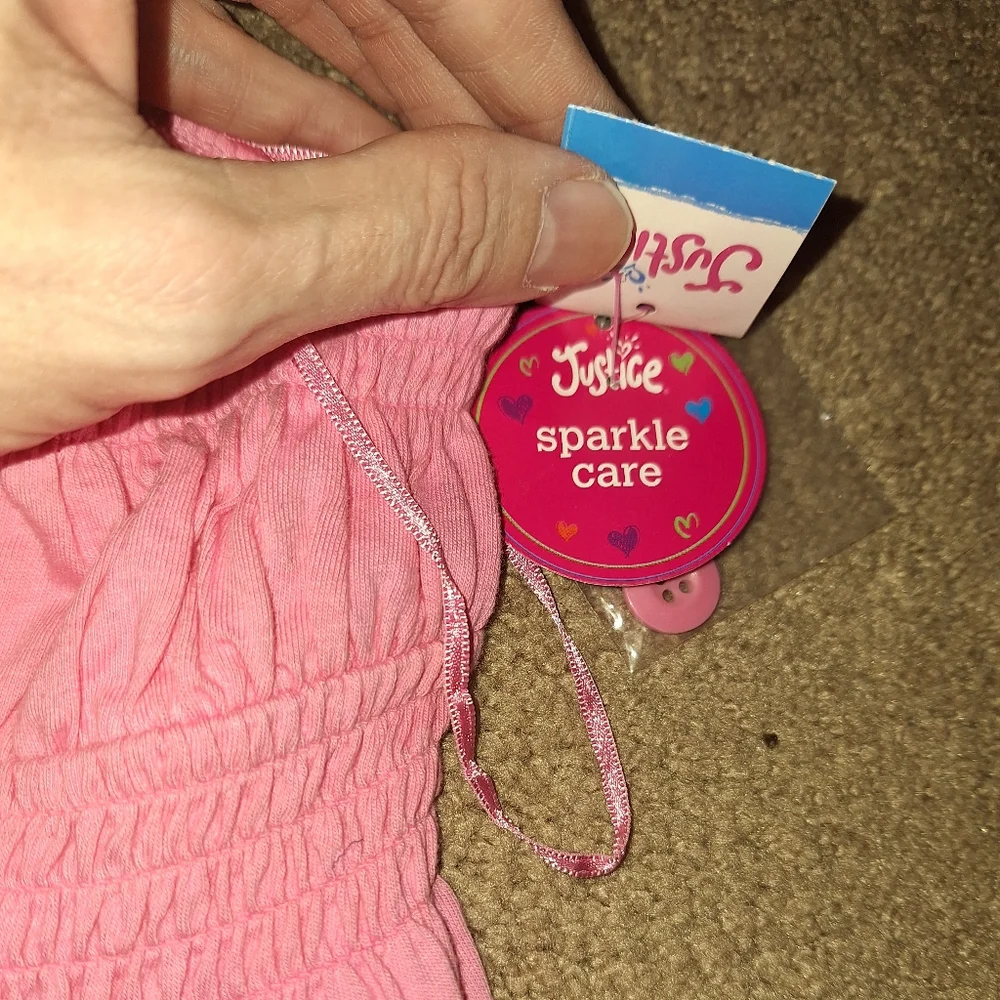NWT/ Justice/ xxxs 6/ pink / kids floral  sundress